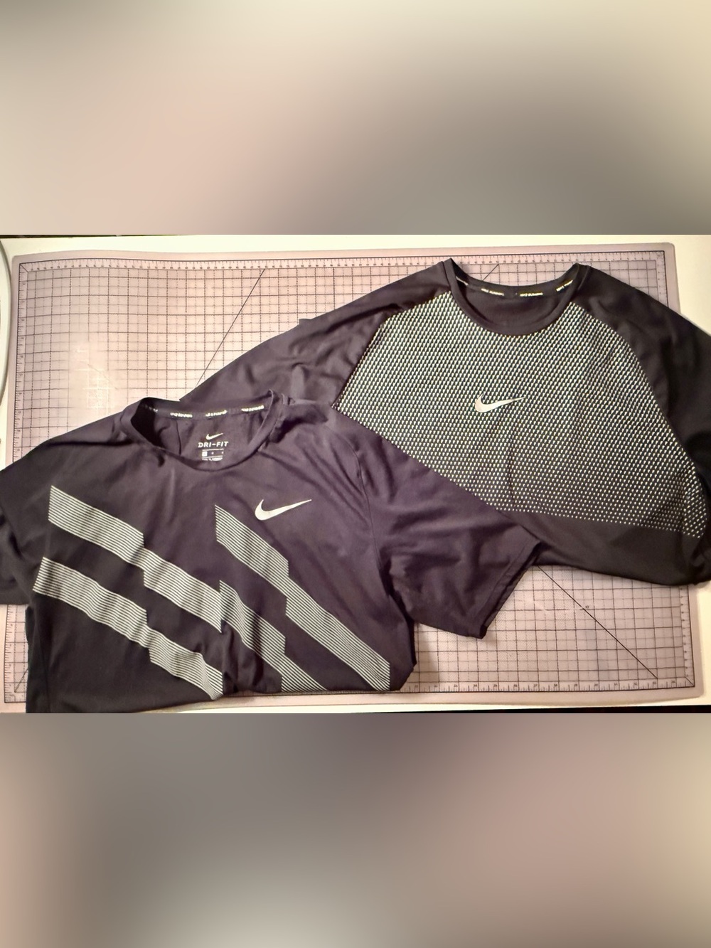 Lot of 2 Nike Running Dri-FIT T-Shirt- Sz L